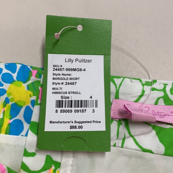 Lilly Pulitzer Skort Size NWT - Picture 6 of 7